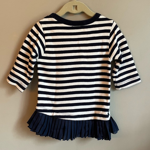 CREWCUTS sweater with ruffle trim Sz 3 - Picture 2 of 3